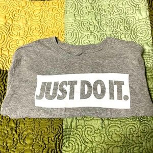 Gray Nike Tee Shirt in great condition, barely worn.